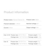 Módulo de detección de filamento para impresora 3D Creality Ender 3 -ender 3 pro y ender 3 v2