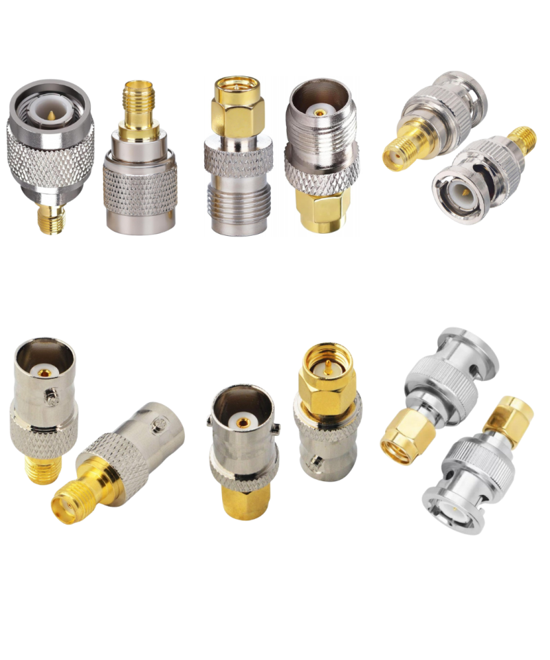 Conectores SMA a TNC y SMA a BNC