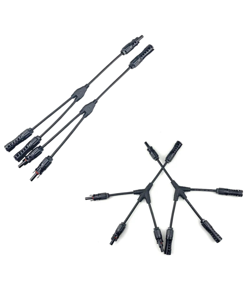 conector MC4 tipo Y una entrada, 2 y 3 salidas (2U)