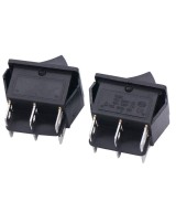 Interruptor momentaneo KCD4 T105/55, 3 posiciones ON-OFF-ON 6 pines