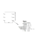 Conector hembra 6 pines para PCB 6.35mm 1/4 Mono/Stereo