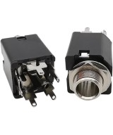 Conector hembra 5 pines para audio 6.35mm 1/4 Mono/Stereo