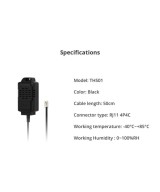 Termostato inteligente de temperatura y humedad THR316 SONOFF WIFI con sensor