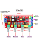 Modulo preamplificador de audio HIFI NE5532 WM-025