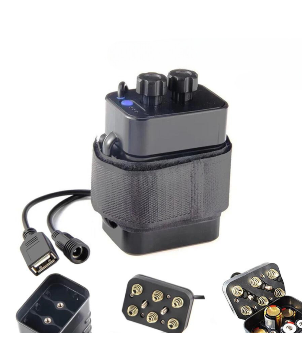 Cargador multifuncional para 6 baterias 18650 CD18-6