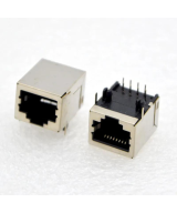 Puerto RJ45 Blindado para PCB 1-4 Puertos