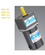 Motor con caja reductora 6W - 15W 12V