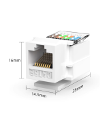 JACK RJ45 para PCB CAT 5e y 6e
