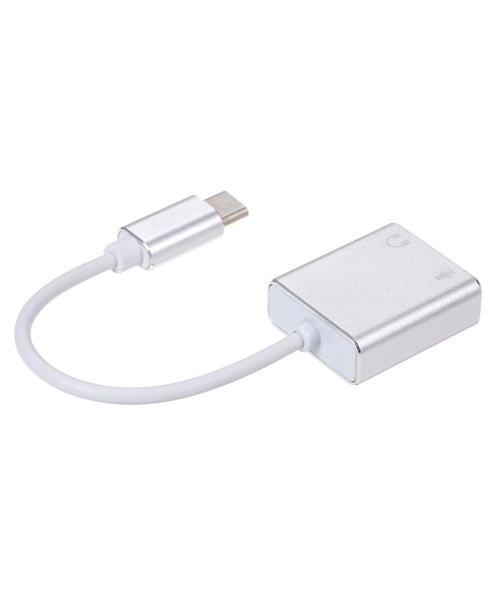 Adaptador USB-C a 3.5mm microfono y audifono