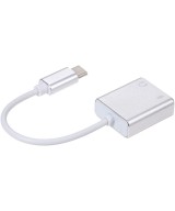 Adaptador USB-C a 3.5mm microfono y audifono