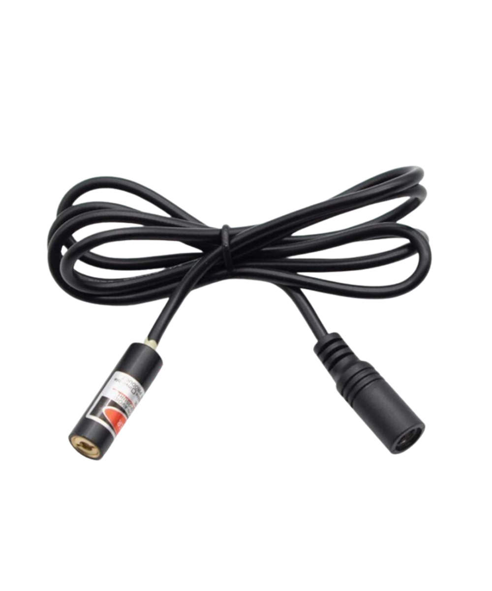 Diodo laser HUNST 25mm rojo 5V para grabadora laser