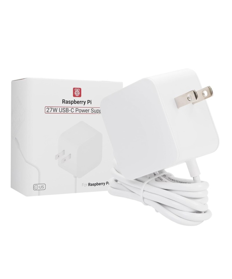 Fuente Para Raspberry PI5 USB-C 5.1V 5A 27W Original