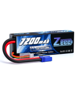 Bateria Tipo Lipo recargable Zeee 7.4V 2S 7200MAH 120C 53.28Wh