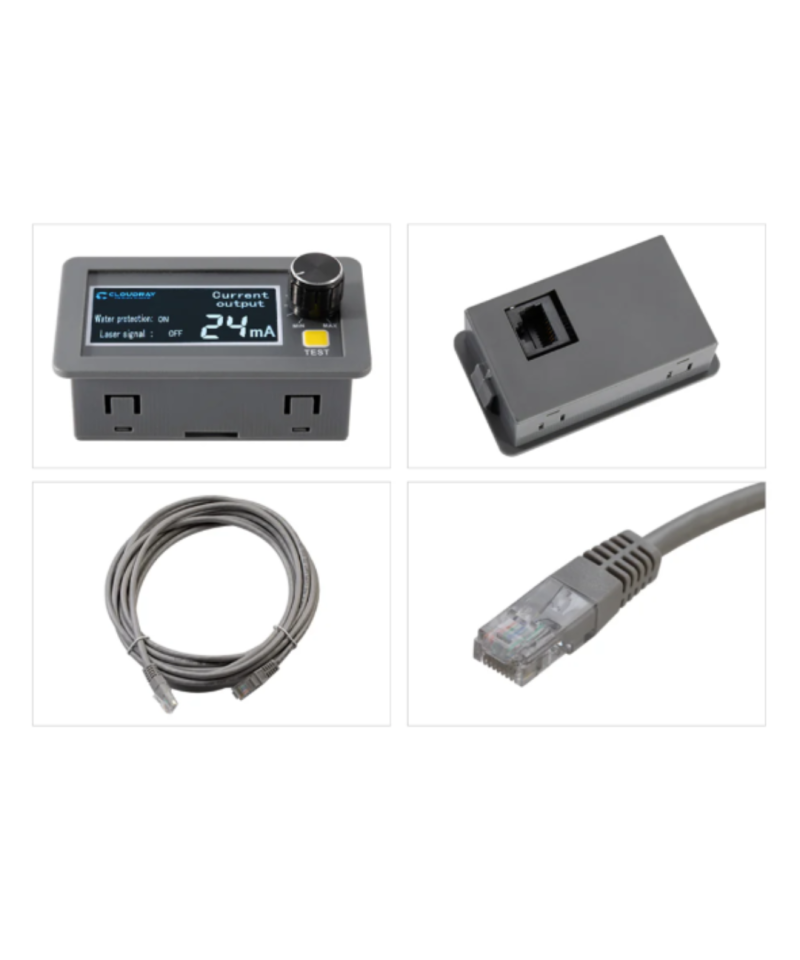 Medidor de corriente con pantalla LCD