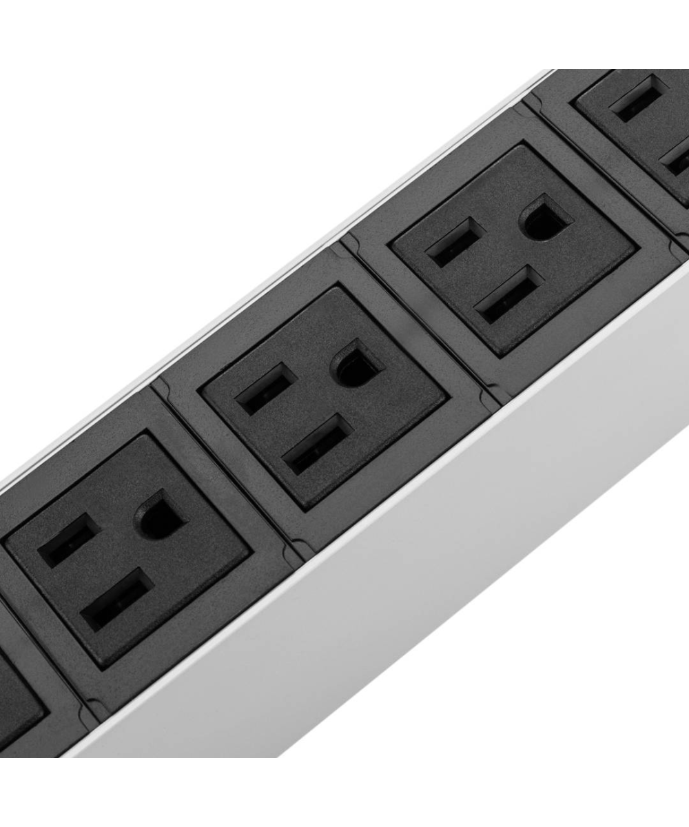 PDU horizontal de 10 tomas 15A