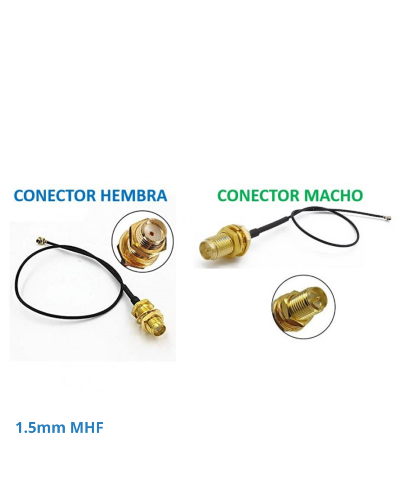 Extension pigtail Ipex a conector SMA 1.5mm MHF3