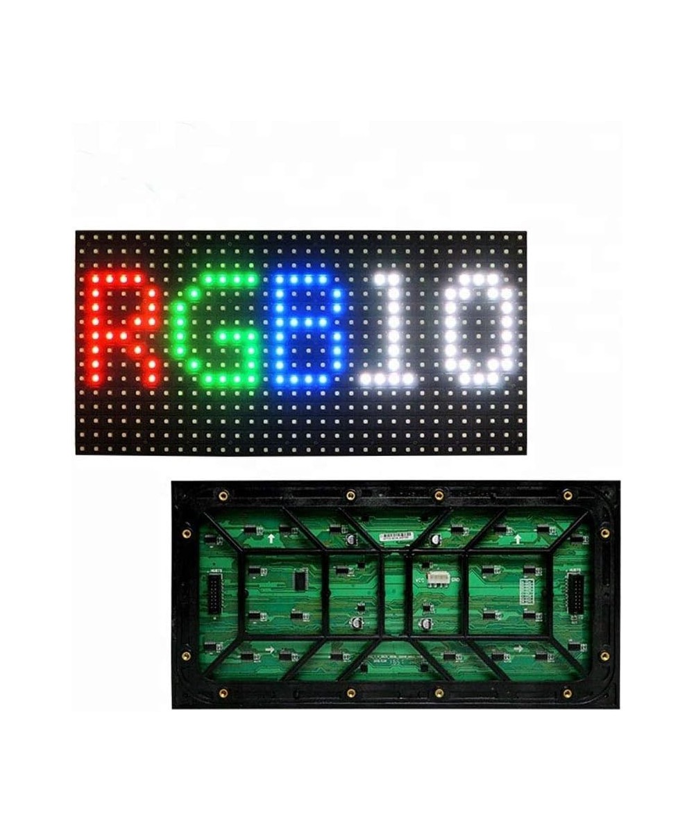 Panel LED P10 RGB SMD3535 16x32 Con Controlador HD-WF4 Wifi