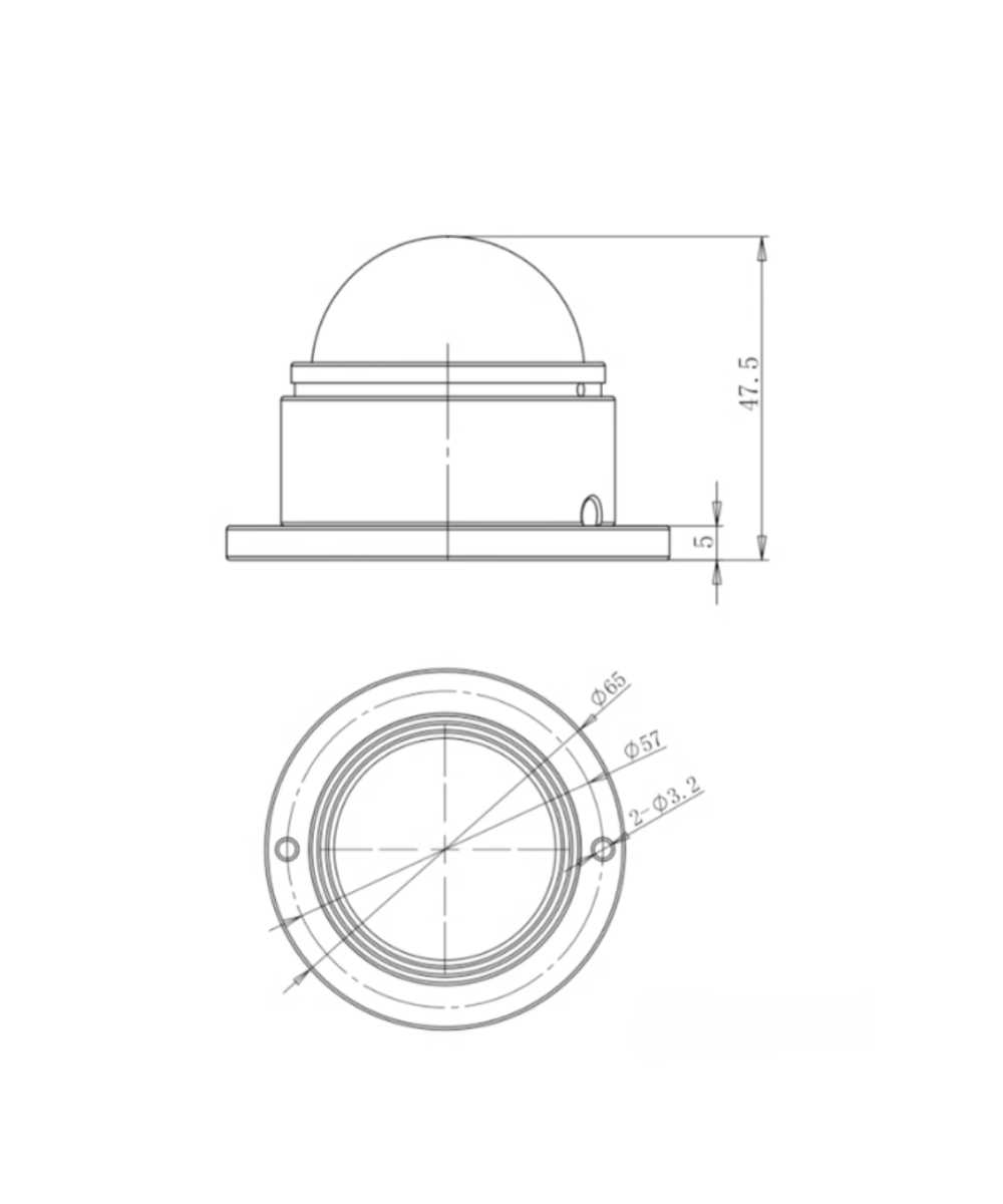 Sensor de radiacion UV RS485 12-24V