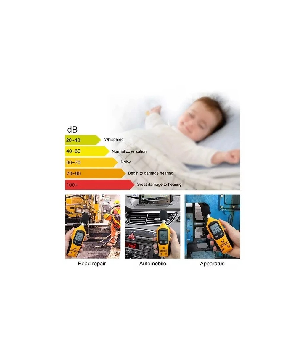 Medidor de intensidad del sonido SONOMETRO HTI HT-80A