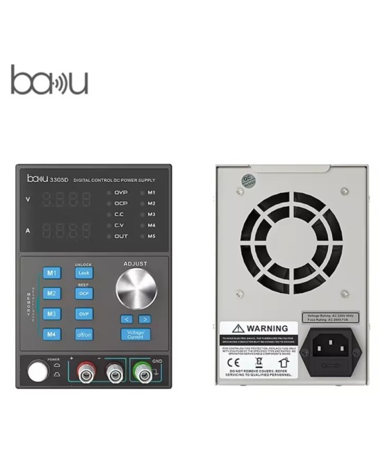 Fuente de alimentación variable 30V 5A BAKU BK-3305D