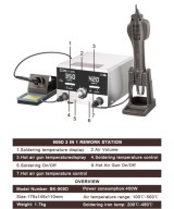 Estacion de Soldadura 2 en 1 BAKU BK-909D