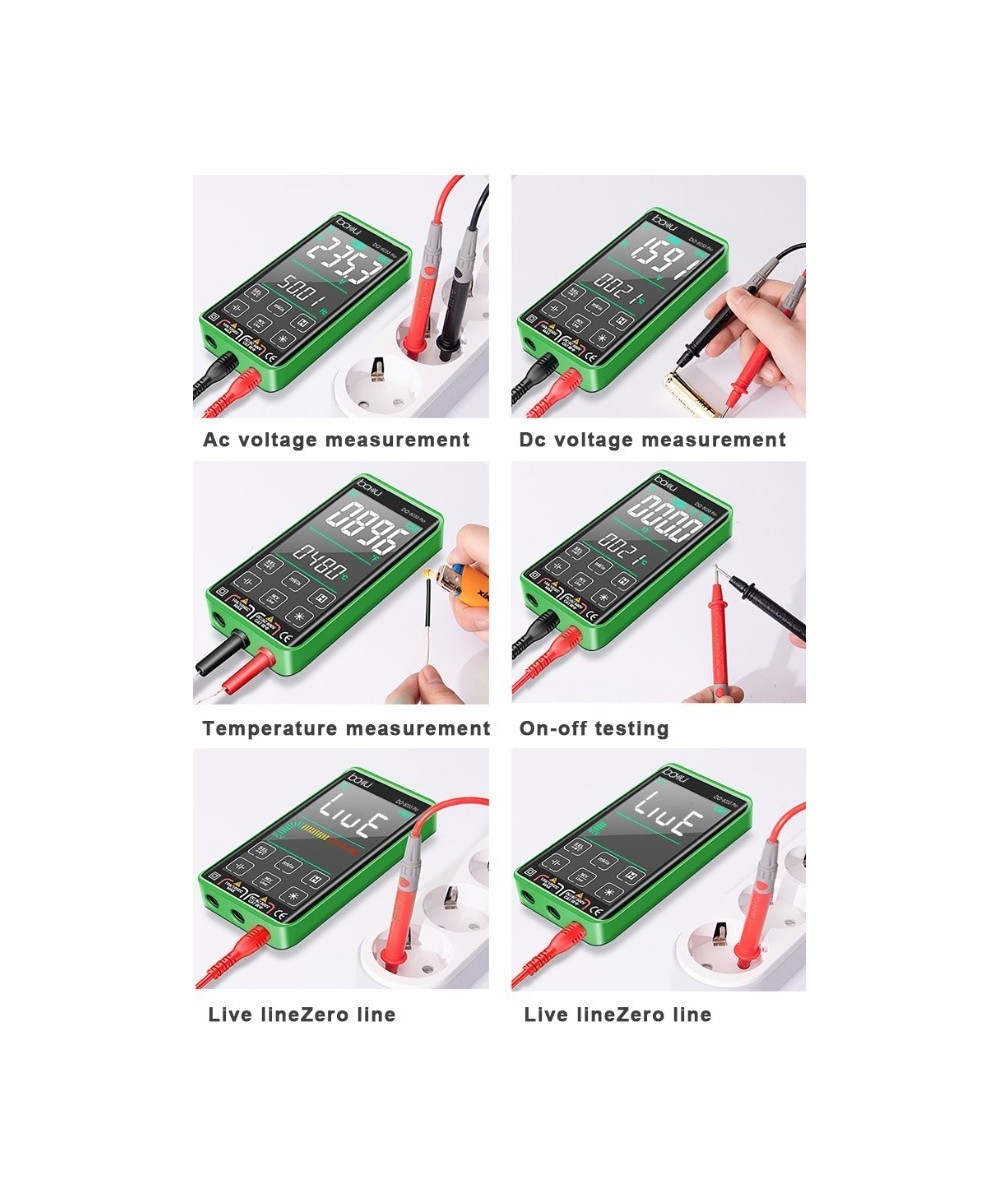Multimetro digital recargable tactil BAKU BA-8233 PRO
