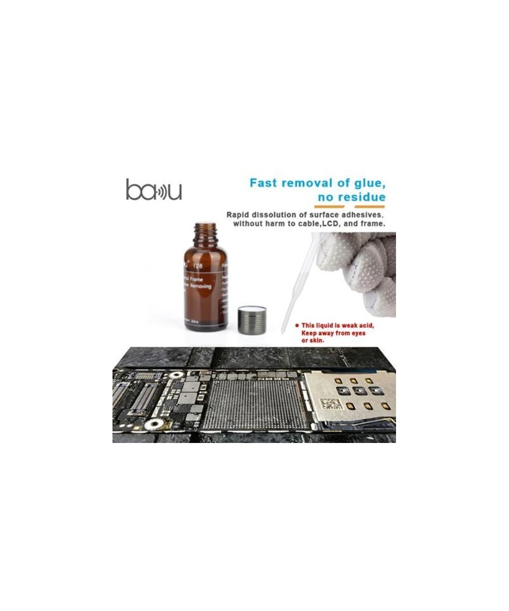 Removedor liquido de pegamento para marcos BAKU BA-128 30ML