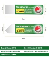 Herramienta de apertura BAKU BA-218 (2U)