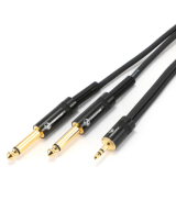 Adaptador de Audio 3.5mm Macho a 1/4 (6.35mm) Doble Macho 1.5M