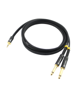 Adaptador de Audio 3.5mm Macho a 1/4 (6.35mm) Doble Macho 1.5M