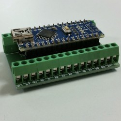 Shield adaptador para arduino nano
