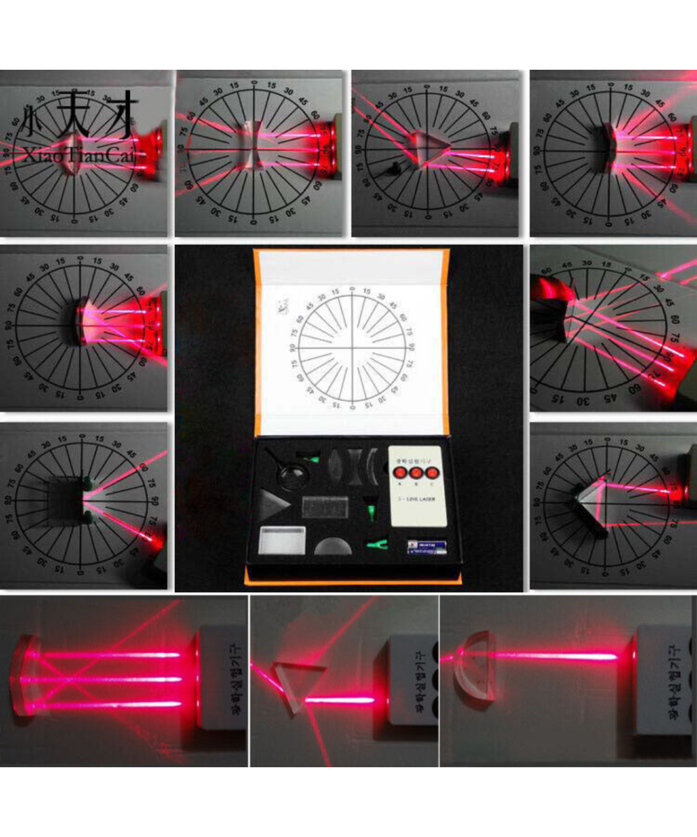 Caja de Experimentos opticos de Fisica para Principiantes