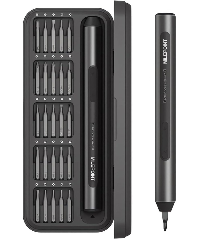 Destornillador Electrico Recargable de Precisión 25 en 1