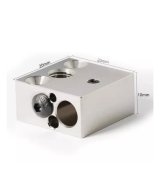 Bloque de aluminio para impresora 3D CR10 20x20x10mm