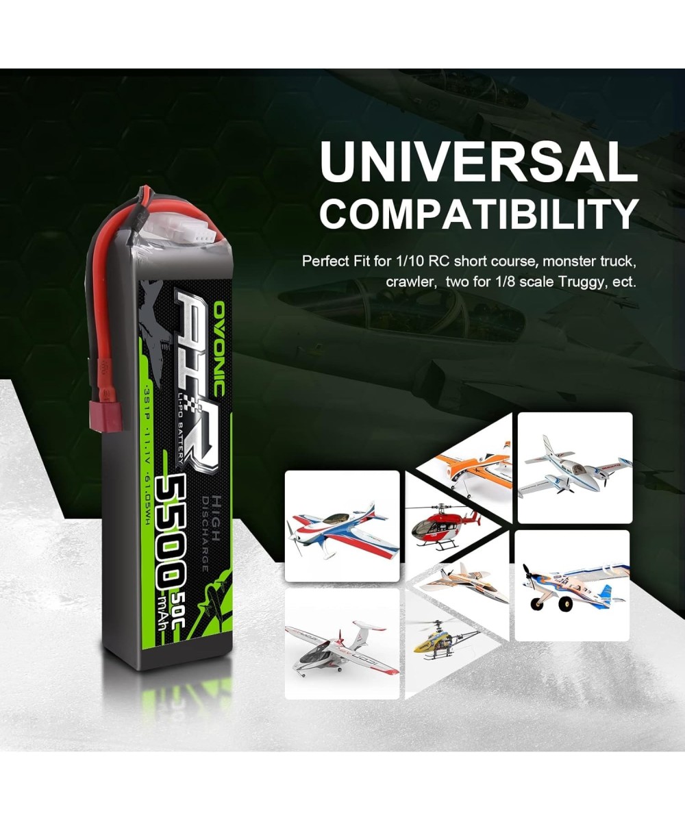 Bateria Tipo LiPo recargable 11.1V 50C 3S OVONIC 5500mah