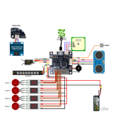 Placa Controlador de Vuelo para Drone SP Pro Racing F3 CleanFlight