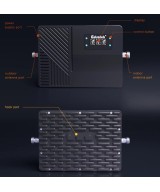 amplificador de señal celular 2G/3G/4G TIGO y Claro, 850/1900/1700/2100MHz LINTRATEK HLT-CGD20B