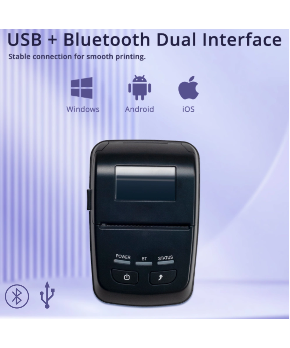 Impresora termica Bluetooth / USB de 58mm XP-P501A XPRINTER