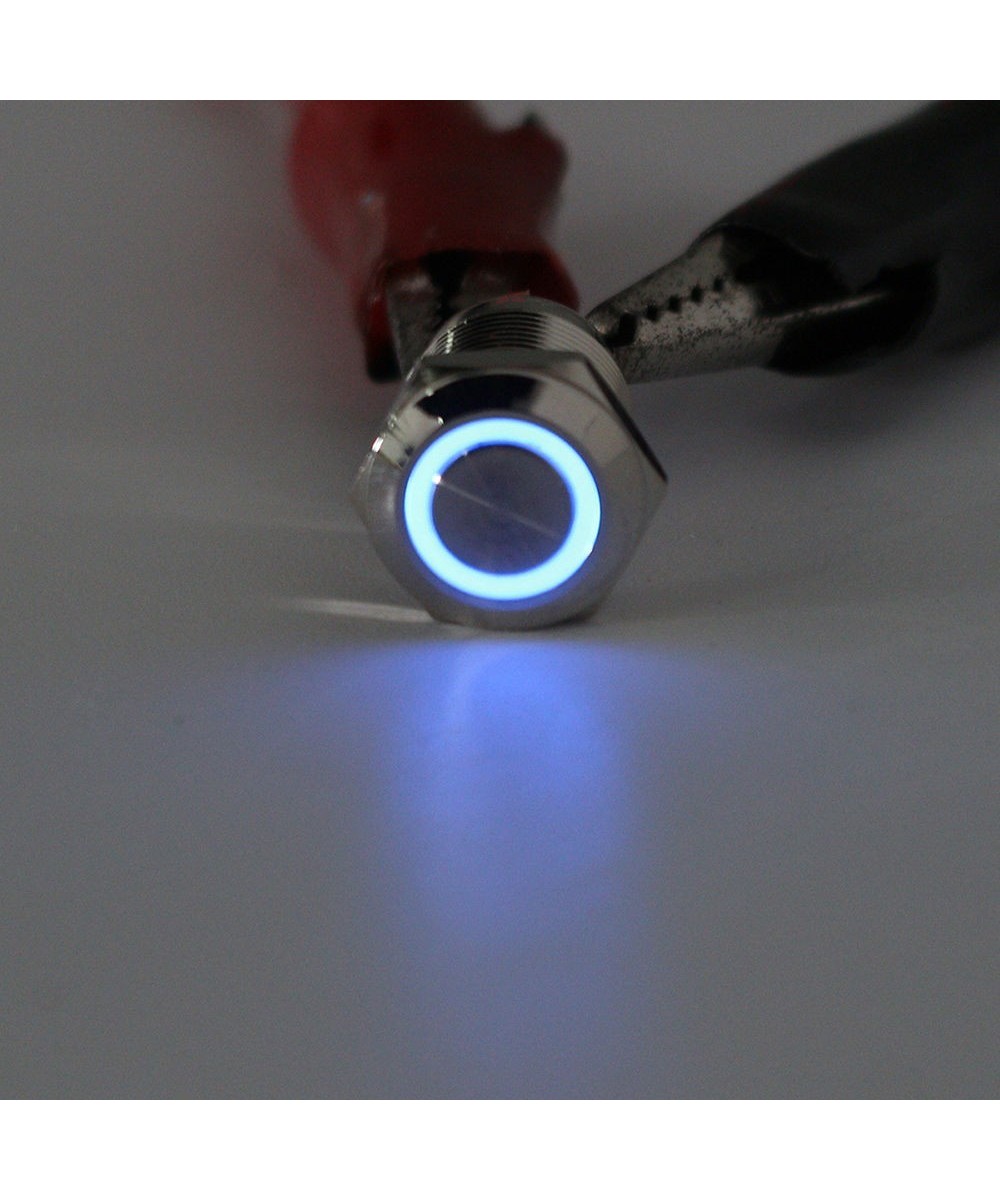 Pulsador con enclavamiento y Luz (NO)