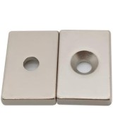 imán de neodimio rectangular con agujero