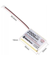 Bateria tipo LiPo recargable 3.7V 1000 - 3000mah conector JST 1.25mm