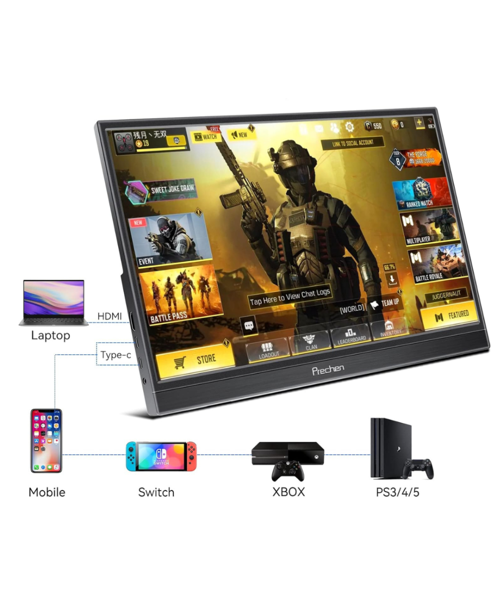 Monitor tactil 15.6 pulgadas HDMI PRECHEN