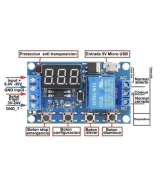 Modulo rele 1 canal con pantalla JZ-801