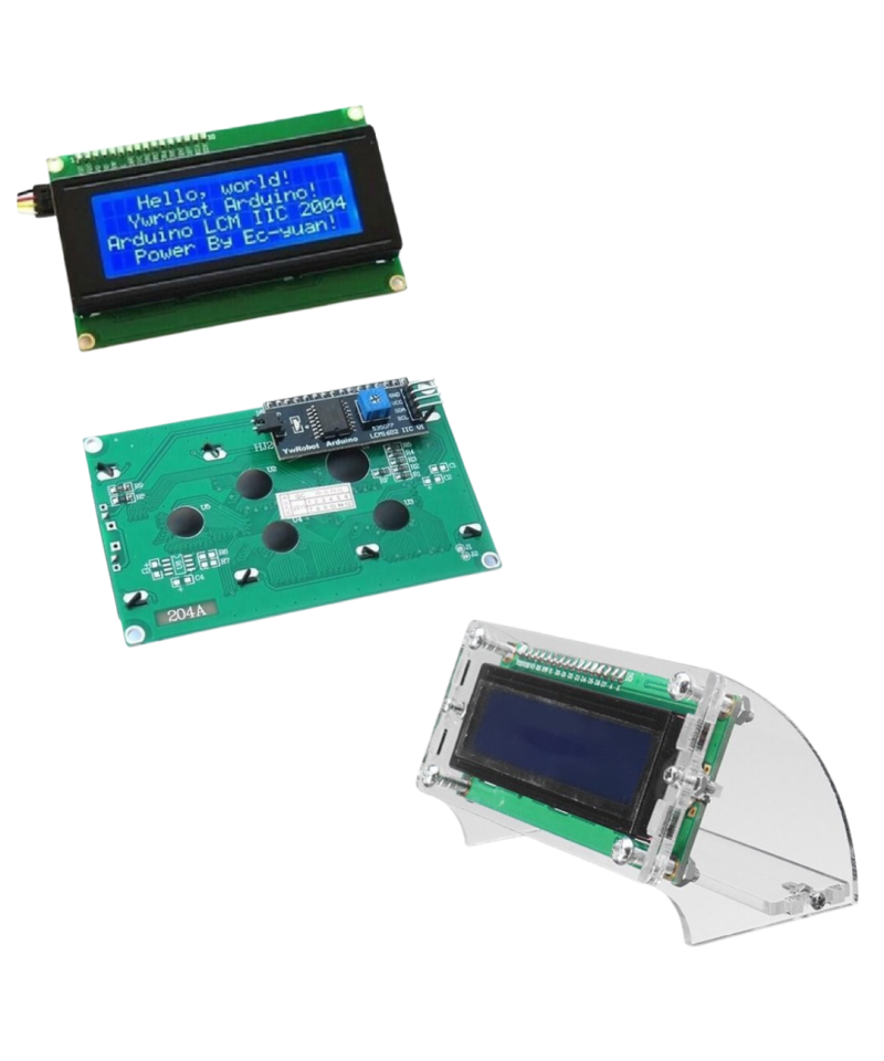 Pantalla LCD 20x4 con interfaz I2C