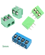Terminal/ conector tipo bloque para PCB 2-3-4 pines 5mm (4U)