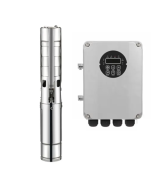 Bomba Solar sumergible multietapa con controlador MPTT