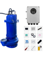 Bomba  solar Sumergible para aguas residuales 110V 1100W 2''