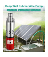 Bomba Solar de Agua Sumergible 12/24V DC