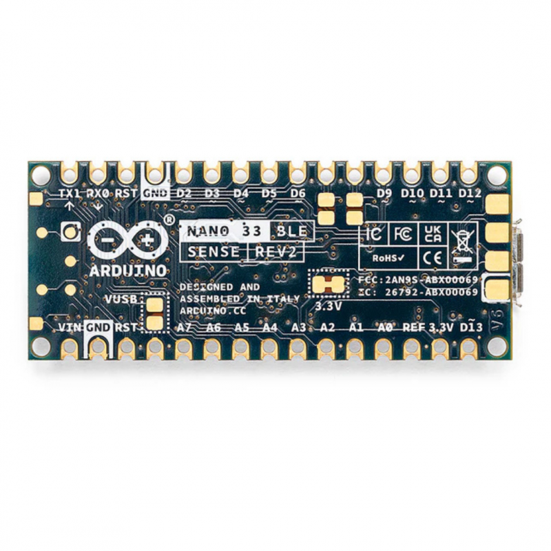 Arduino Nano 33 BLE Sense Rev2
