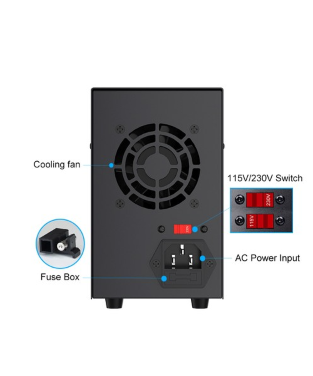 Fuente de alimentacion variable 30V 10A DPS3010U WANPTEK